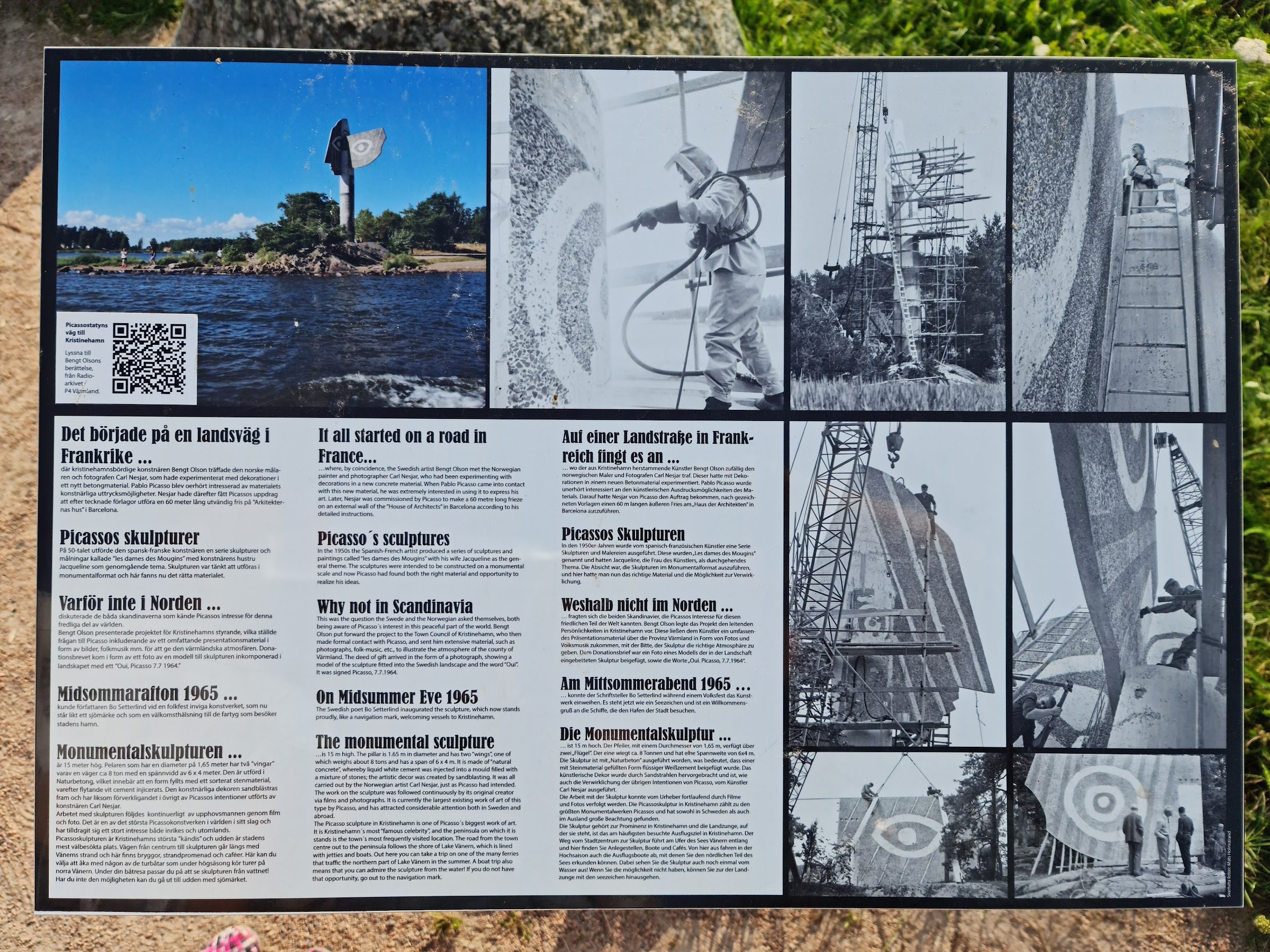 Picassoskulpturen (Picasso sculpture, Kristinehamn)